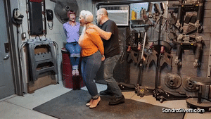 xsiteability.com - 0288 - Tits Out For Tape Tied Twosome - AJ Marion, Sandra Silvers, & Ben thumbnail