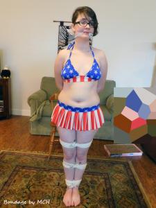 xsiteability.com - Jackie Neko in Patriotic Bondage thumbnail