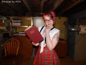 xsiteability.com - Space Kat in Catholic School Girl Bondage thumbnail