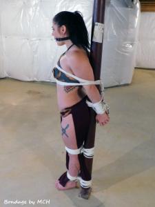 xsiteability.com - Lady Cadence in Slave Leia Bondage thumbnail