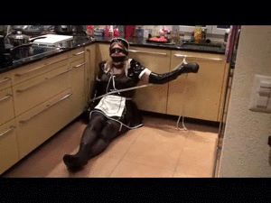xsiteability.com - French Maid bound in the Kitchen thumbnail