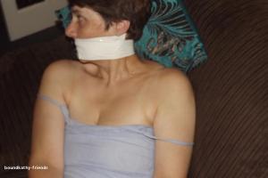 xsiteability.com - Kathy bound with tape thumbnail