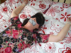 xsiteability.com - Cheryl tied to bed thumbnail