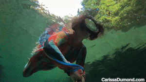 xsiteability.com - Multicolor dress underwater in the spring current thumbnail