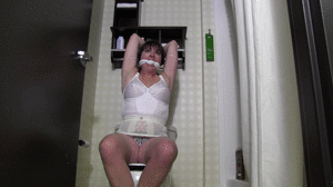 xsiteability.com - 2403BOND-Curvy MILF held captive tied up in the bathroom. thumbnail