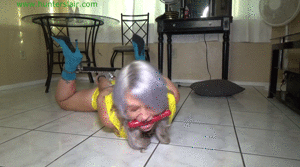 xsiteability.com - The hot platinum blonde was left hogcuffed and helpless for the day  thumbnail