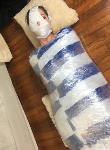 xsiteability.com - Terra Mizu: Clear Tape Mummification - Photos thumbnail