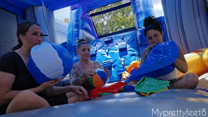 xsiteability.com - Blowing Up Inflatables in a Bounce House Whitney Sushii Maleka thumbnail