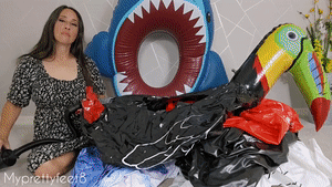 xsiteability.com - Inflating Multiple Pool Floats Turns Me On thumbnail