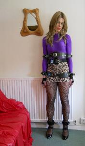 xsiteability.com - Leotard girl, Gagged and Tied up thumbnail