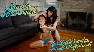 xsiteability.com - Nyxon & Aria Nicole... Robbed Bound & Mouth Stuffed Full thumbnail