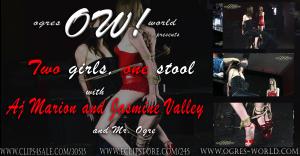 xsiteability.com - Jasmine Valley and AJ Marion in Two Girls, One Stool thumbnail