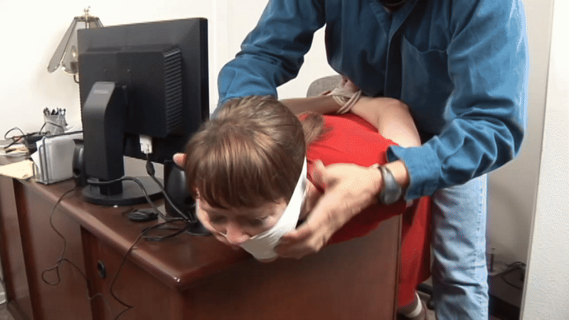 xsiteability.com - 2502CLARETeacher grabbed and gagged in her office thumbnail