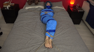 xsiteability.com - Luna Grey - Mummified on Bed HD thumbnail