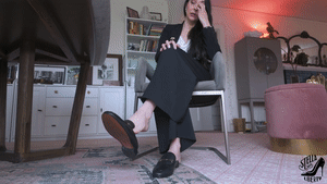 xsiteability.com - Counselor in Loafer Mules Foot Fetish JOI thumbnail