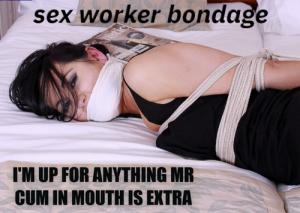xsiteability.com - High class sex worker tied up and gagged pay for play Mitzi rope bondage thumbnail