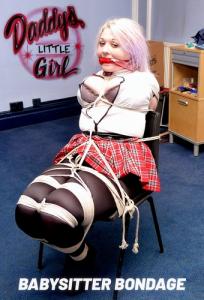 xsiteability.com -  babysitter bondage hand over mouth tied up nympho bound and gagged thumbnail