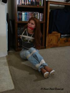 xsiteability.com - Stacie Snow Tied And Gagged in White Heels! thumbnail